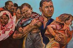 Lesbos 100/150 cm Huile sur toile 2025