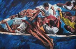 Barque Huile sur toile 150/200 cm 2016